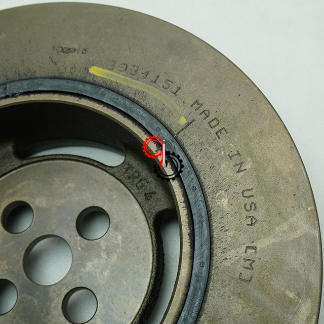 3934151 Резиновый виброгаситель, оригинальный двигатель Cummins 6CT, детали для строительной техники