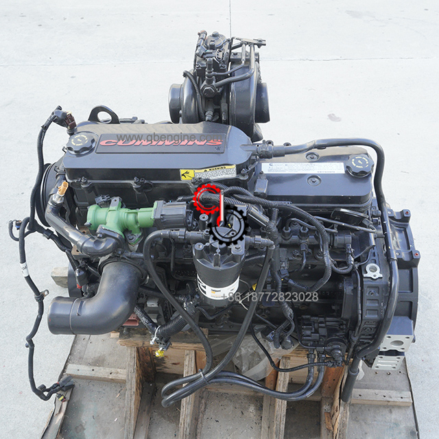 QSB6.7 195 CM2350 CPL3857 Cummins QSB6.7 Двигатель грузового автомобиля мощностью 195 л.с. с системой EGR и турбонагнетателем VGT