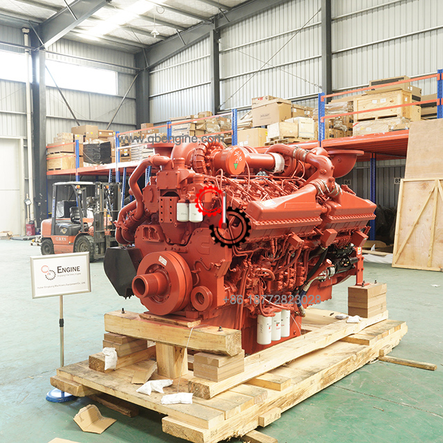 QSKTA50-C1500 Cummins QSK50 LIEBHER R9350 ГИДРАВЛИЧЕСКИЙ ЭКСКАВАТОР Двигатель