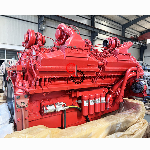 QSK60-C2500 CM2150 Cummins Строительный двигатель QSK60 мощностью 2500 л.с.
