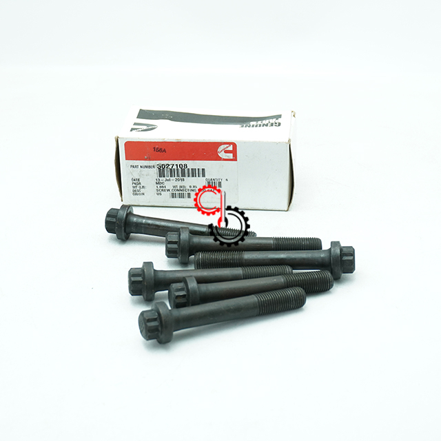 3027108 Винт с головкой шатуна Cummins M11 ISM Поставщики запчастей и аксессуаров для двигателей QSM