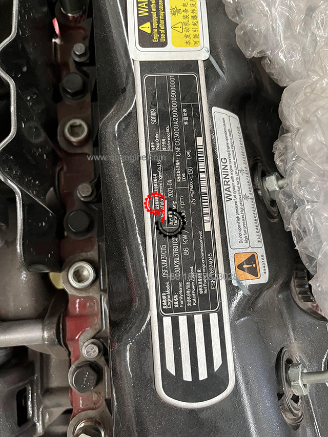 Этап 3 Cummins QSF3.8T3TC115 QSF3.8-C115 Дизельный двигатель QSF3.8