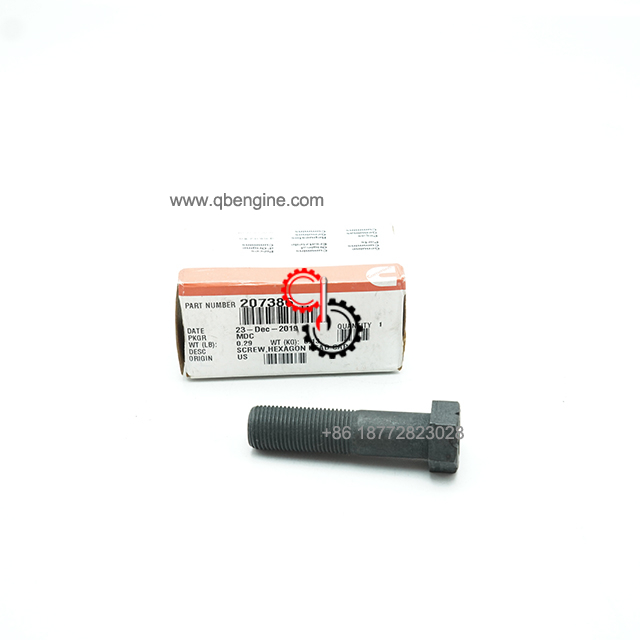 207386 Винт с шестигранной головкой K19, оригинальный Cummins QSK19