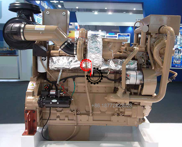 KTA19-M550 Cummins KTA19 K19 Судовой дизельный двигатель мощностью 550 л.с.