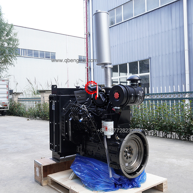 Двигатель 4BTA Cummins 4BTA3.9-C125 Дизельный 4BTA3.9 Судовой двигатель С радиатором