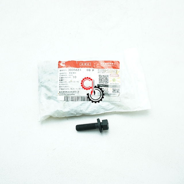 Детали двигателя машинного оборудования K19 Cummins Винт с невыпадающей шайбой 3035624