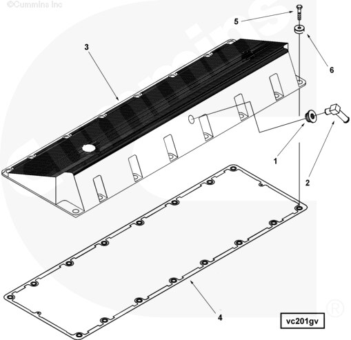 Крышка клапана