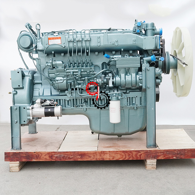 274KW WD615 47 6 цилиндров Евро 2 Самосвал Sinotruk 373HP Weichai wd615 дизельный двигатель