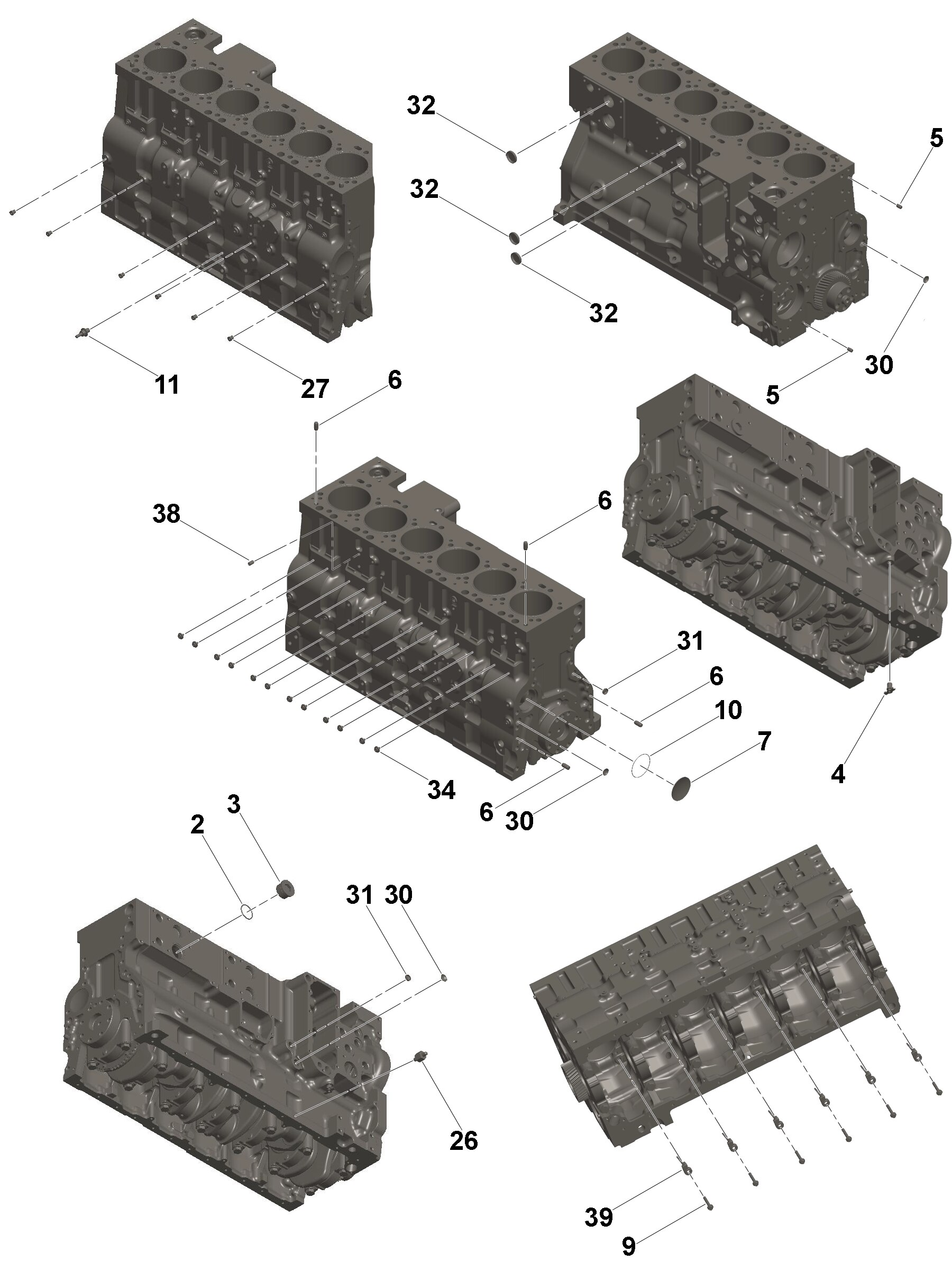 Цилиндрический блок