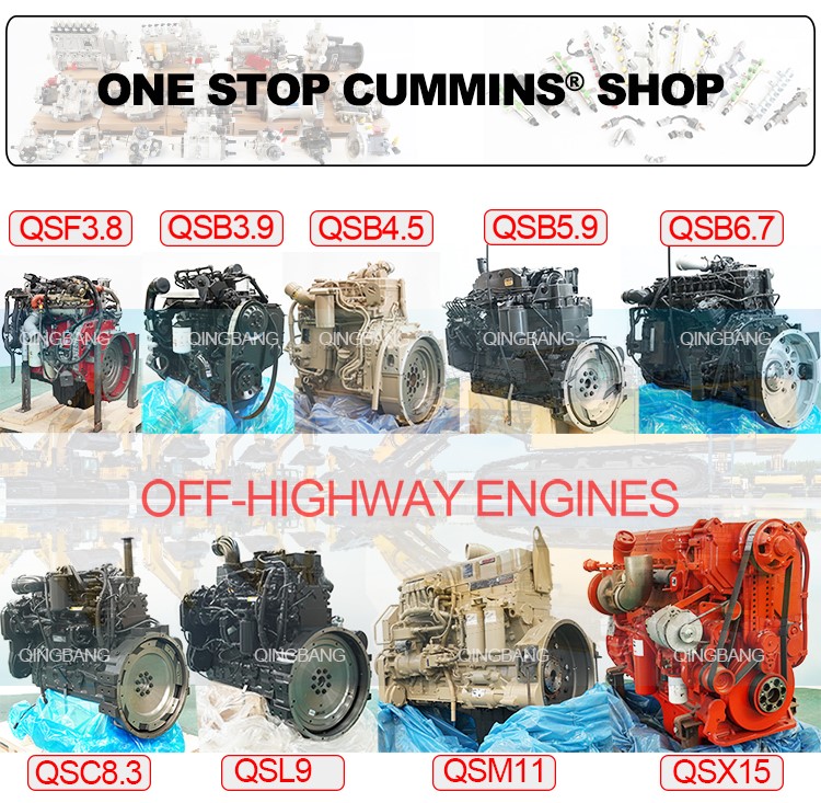 OFF-HIGHWAY Cummins Диапазон двигателей от 2,8 до 19 л.