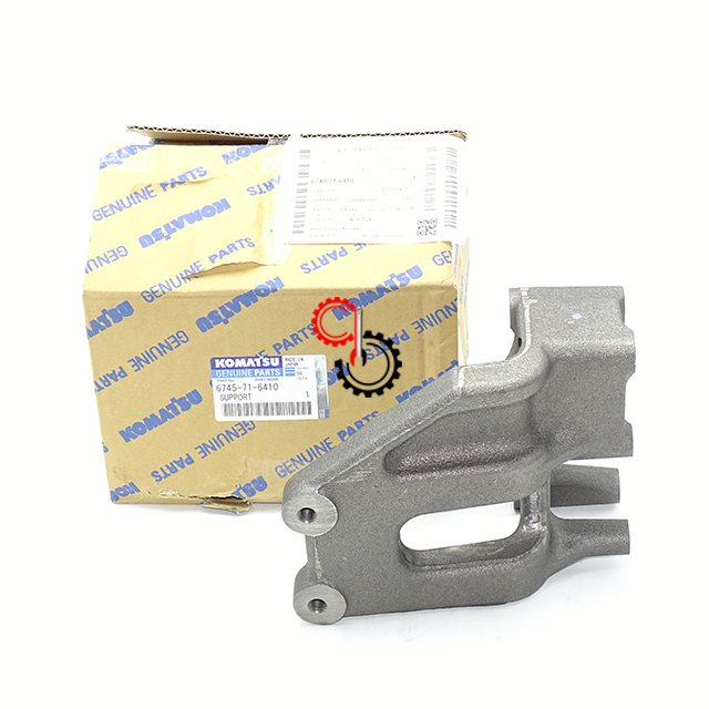 Неподдельный кронштейн 6745-71-6410 топливного фильтра частей дизельного двигателя для экскаватора ПК300-8