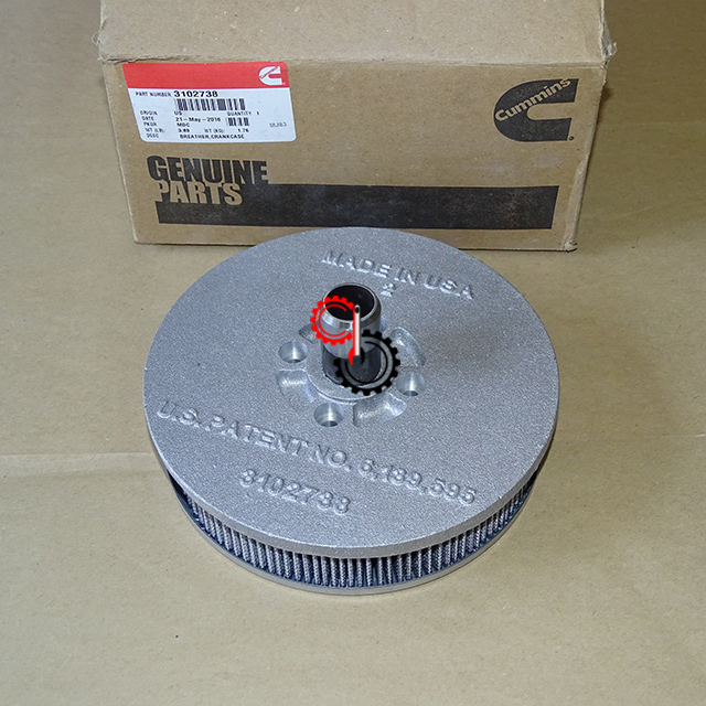 Cummins ISX15 QSX15 Запасные части двигателя машинного оборудования Сапун картера 3102738