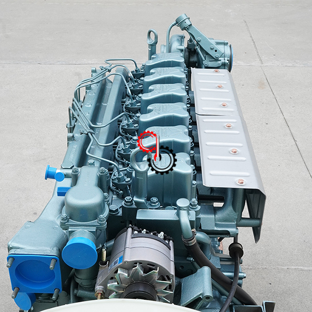 274KW WD615 47 6 цилиндров Евро 2 Самосвал Sinotruk 373HP Weichai wd615 дизельный двигатель