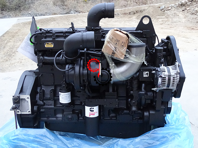 330HP 10.9L Euro 3 Оригинальный дизельный морской двигатель QSM Cummins QSM11 QSM11-C335 для R505LC-9 